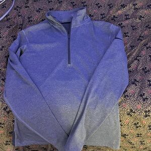 Nike Heather Blue Long Sleeve Top